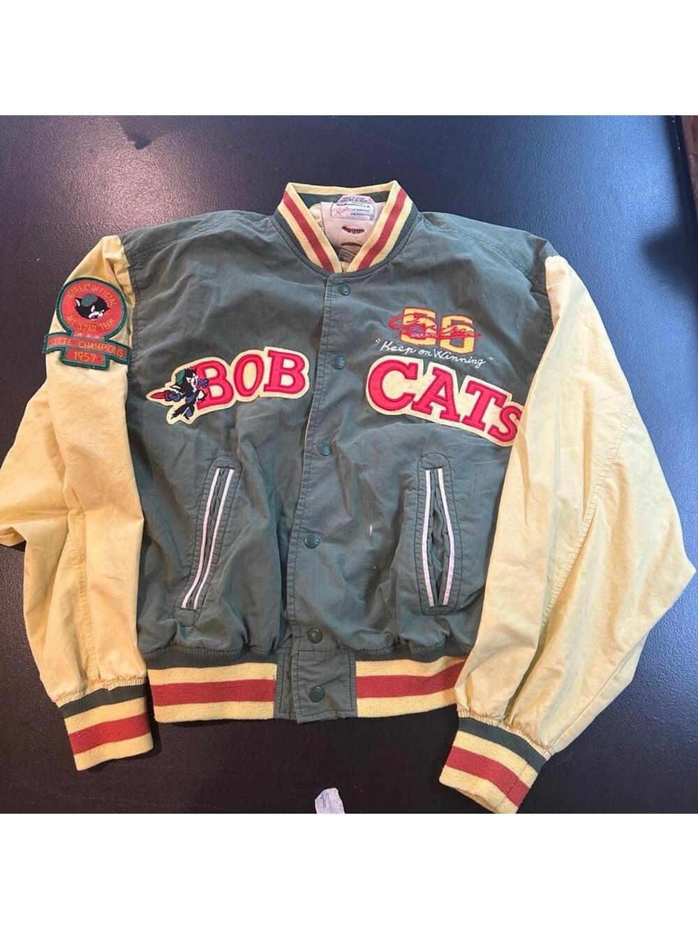 Vintage Avirex Bob Cats Varsity Jacket Size S